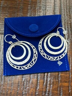 Silpada Parades Sterling Silver Drop Earrings